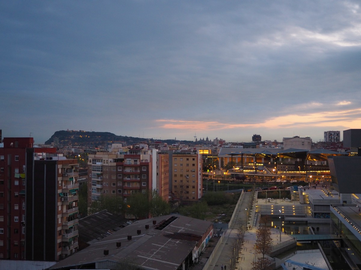 Die wunderschöne Aussicht aus dem Hotel Silken Diagonal in Barcelona.