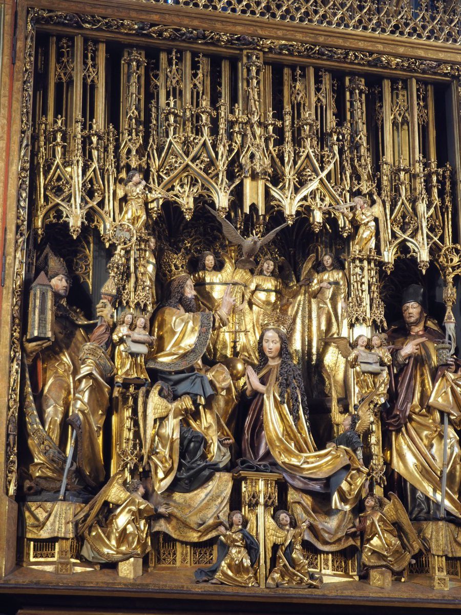 Der Pacher-Altar in der Pfarrkirche St. Wolfgang.
