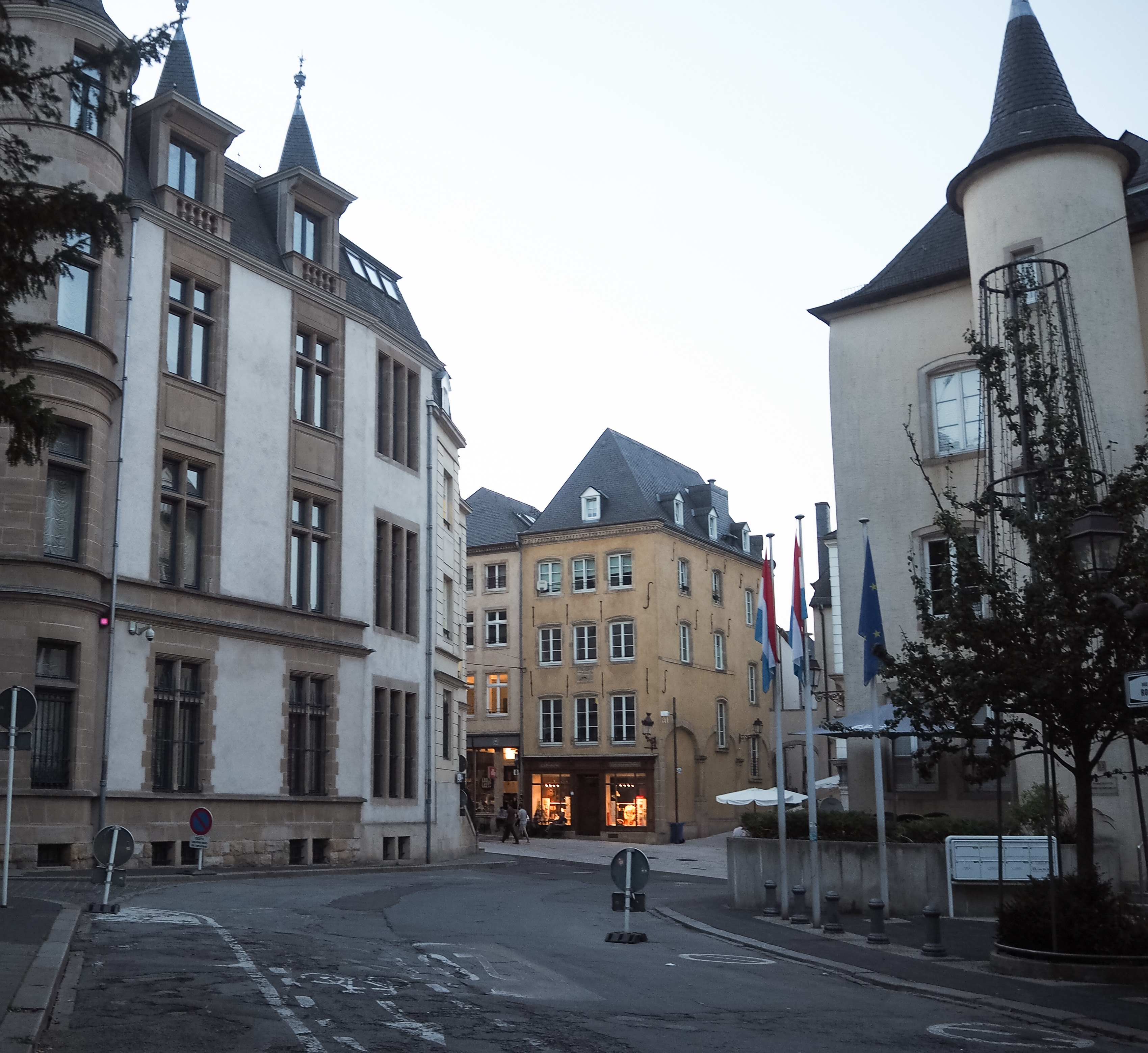 Blick auf die Innenstadt von Luxemburg.