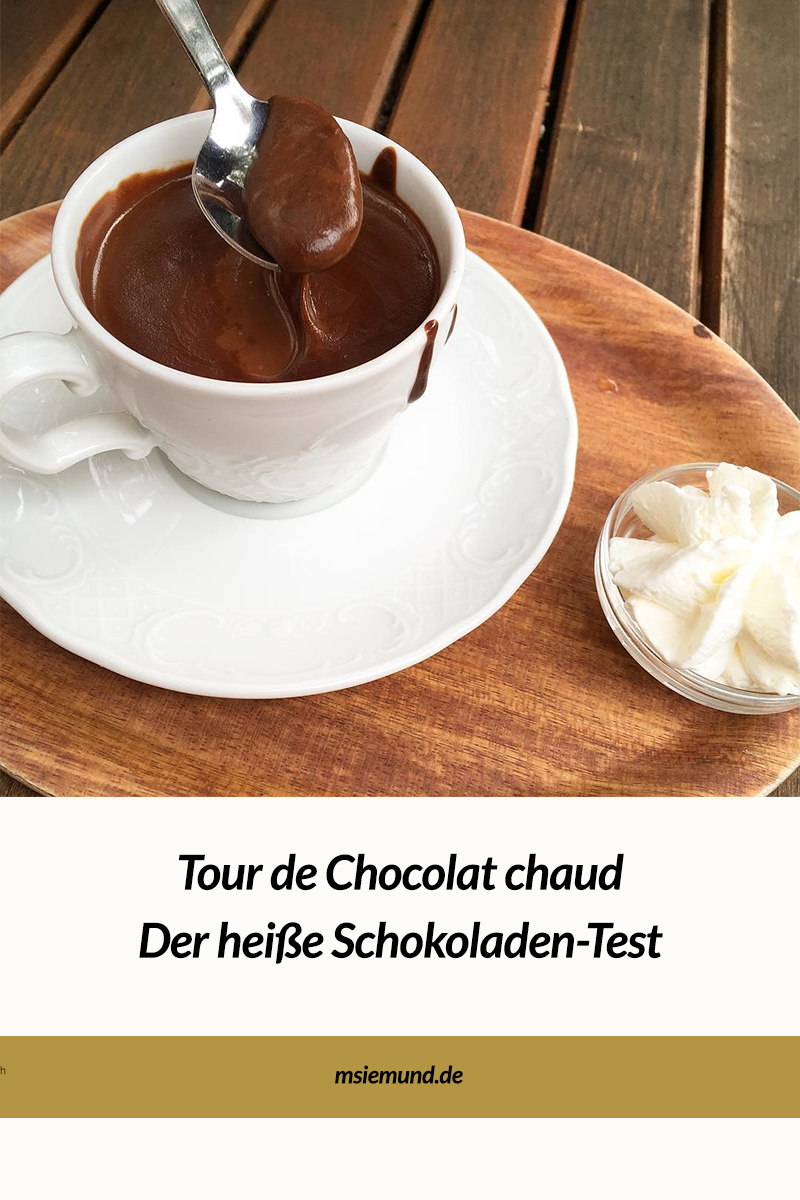 Heiße Schokolade ist manchmal besser als ein Kaffee. Wo das der Fall ist, möchte ich testen. Lies hier meine Kriterien und finde die Liste meiner getesteten Cafés! | Komm jetzt auf msiemund.de!